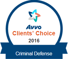 Avvo Client's Choice Criminal Defense 2016