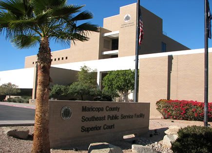 Exterior of Mesa Arizona Superior Court